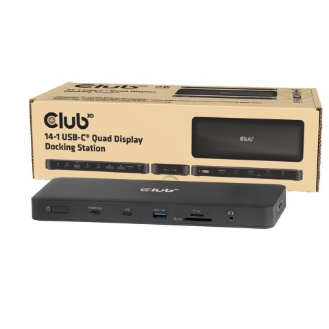Club 3D CLUB3D CSV-2540 dokstacija Dok-ligzda USB 3.2 Gen 1 (3.1 Gen 1) Type-C M…
