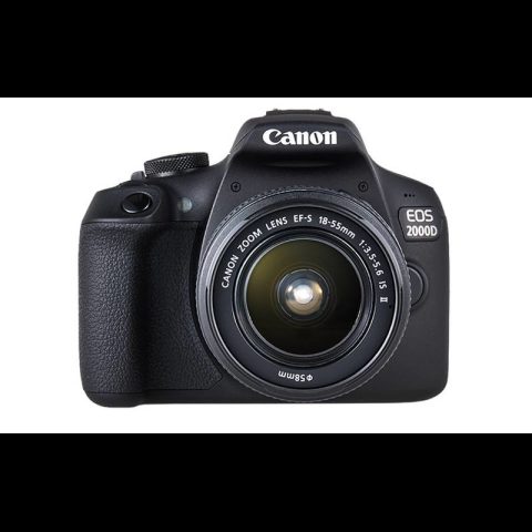 Canon EOS 2000D + EF-S 18-55mm f/3.5-5.6 IS II + EF 75-300mm f/4-5.6 III SLR K…