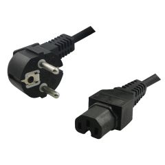 LogiLink CP105 кабель питания Черный 2 m CEE 7/7 Разъем C15