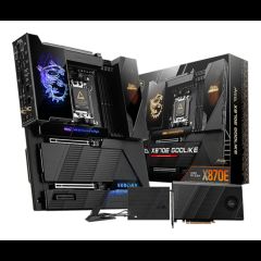 MSI MEG X870E GODLIKE mātes plate AMD X870E AM5 pieslēgvieta Paplašināts ATX