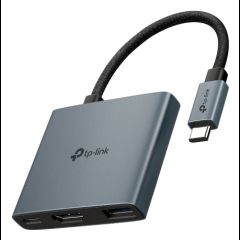 TP-Link UH3020C interfeisa centrmezgls USB Veids-C 5000 Mbit/s Pelēks