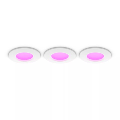 Philips Hue balta un krāsaina atmosfēras gaisma Šaurs iebūvēts gaismeklis 90 mm