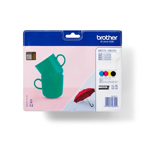Brother LC-227XLVALBP ink cartridge 4 pc(s) Original Black · Cyan · Magenta · Ye…