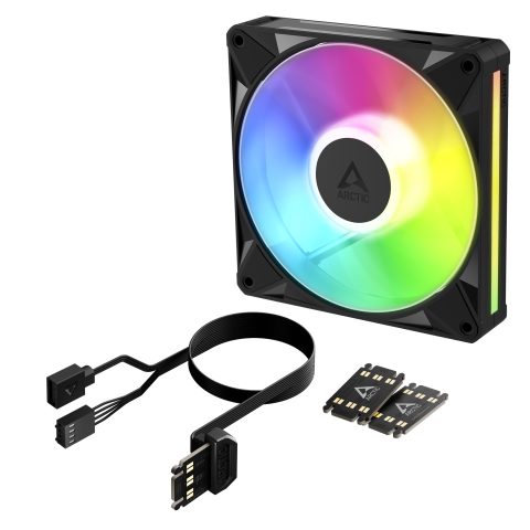 Arctic BioniX P14 A-RGB Datora korpusam Ventilators 14 cm Melns 1 pcs