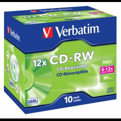 Verbatim CD-RW 12x 700 MB 10 pcs