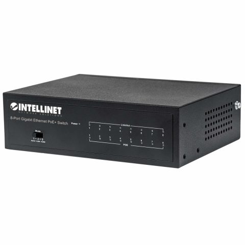 Intellinet 561204 tīkla pārslēgs Vadīts Gigabit Ethernet (10/100/1000) Power over E…