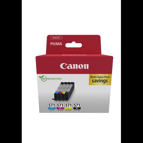 Canon 0386C008 tintes kārtridžs 4 pcs Oriģināls Melns