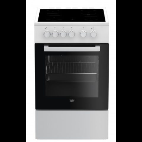 Beko FSS57000GW plīts & cepeškrāsns Brīvi stāvoša plīts Elektrisks Keramika M…