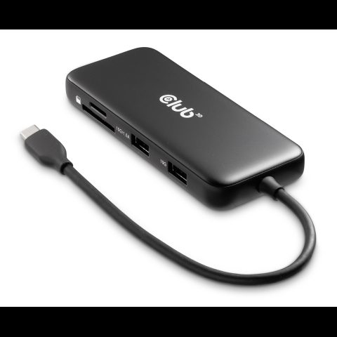 Club 3D CLUB3D CSV-2551 док-станция для ноутбука Проводная USB Type-C Черный