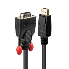 Lindy 41941 видео кабель адаптер 1 m DisplayPort VGA (D-Sub) Черный