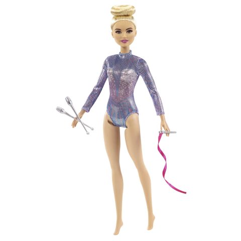 Barbie Rhythmic Gymnast Blonde Doll with Accessories
