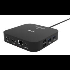I-tec USB-C Dual HDMI Docking Station with Power Delivery 100 W