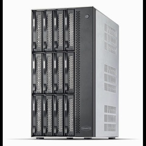 Terramaster T12-500 Pro NAS Mini Tower Intel® Core™ i7 16 GB DDR5 0 TB Серый