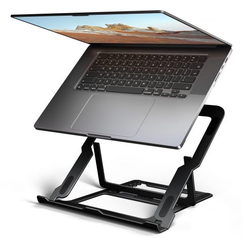 Axagon STND-LAB Aluminum stand for laptops size 10"–17.3". Eight adjustable hei…