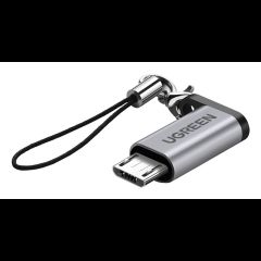 Ugreen 50590 cable gender changer Micro USB USB C Grey