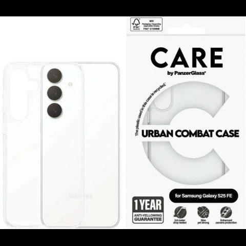 Panzer Glass CARE flagmaninis dėklas Urban Galaxy S25 FE