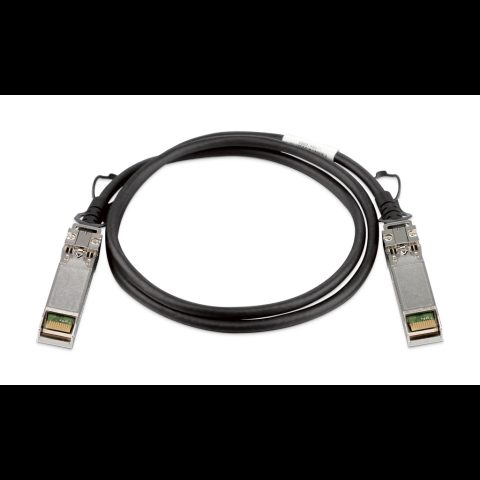D-Link DEM-CB100S InfiniBand un optiskās šķiedras kabelis 1 m SFP+ Melns