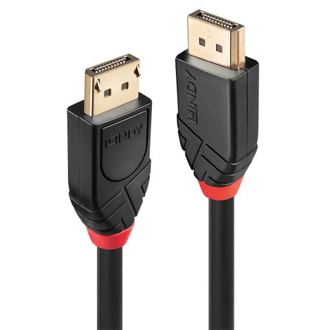 Lindy 41081 DisplayPort kabelis 20 m Melns