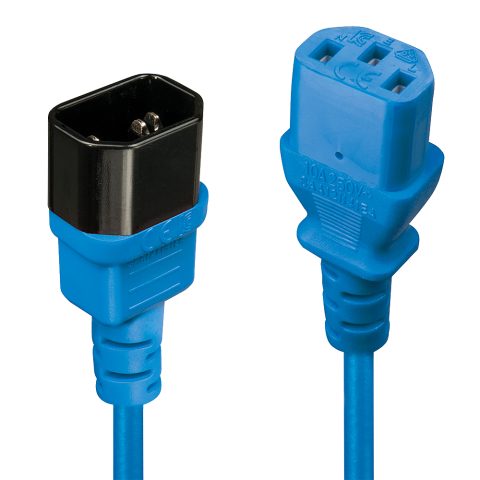 Lindy 30471 elektrības kabelis Melns