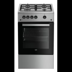 Beko FSG52020FX Brīvi stāvoša plīts Gāze Gāzes Nerūsējošs tērauds