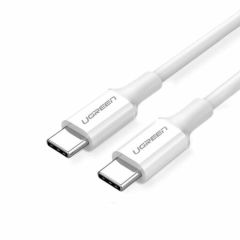 Ugreen 60551 USB kabelis USB 2.0 1 m USB C 480 Gbit/s 100 W Balts