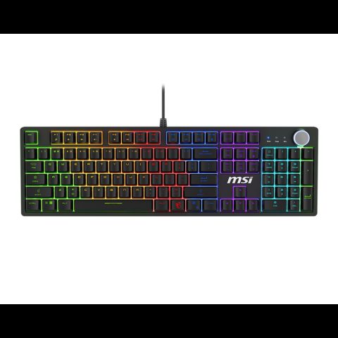 MSI FORGE GK320 RED keyboard Gaming USB QWERTY US International Black