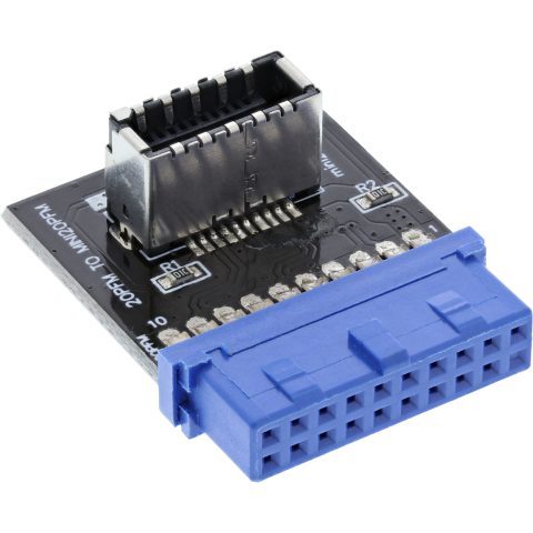Inline 33446B гендерный адаптер USB 3.1 (Gen.2) USB 3.0 Разноцветный