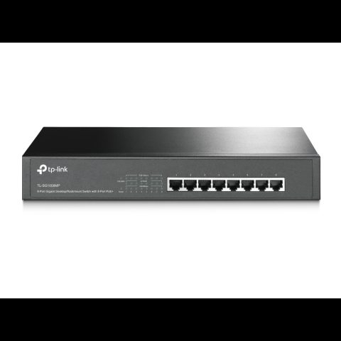 TP-Link TL-SG1008MP network switch Unmanaged Gigabit Ethernet (10/100/1000) Powe…