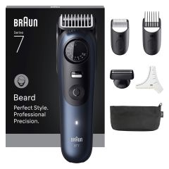 Braun BeardTrimmer 7 BT7520 Baterija 40 2 cm Slapjš un sauss Melns