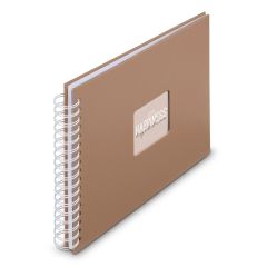 Hama 00009849 photo album Brown 50 sheets 10 x 15 Spiral binding