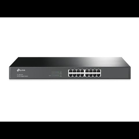 TP-Link TL-SG1016 network switch Unmanaged Gigabit Ethernet (10/100/1000) 1U Bla…