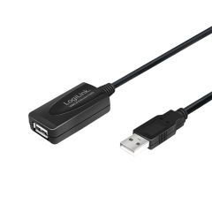 LogiLink UA0143 kabeļu spraudņu pāreja USB Type-A Melns