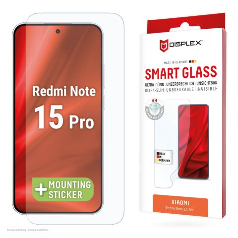 Displex Smart Glass (9H) for Xiaomi Redmi Note 15 Pro