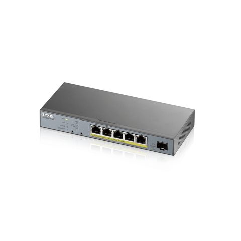 Zyxel GS1350-6HP-EU0101F tīkla pārslēgs Vadīts L2 Gigabit Ethernet (10/100/100…