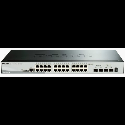 D-Link DGS-1510 Управляемый L3 Gigabit Ethernet (10/100/1000) Черный