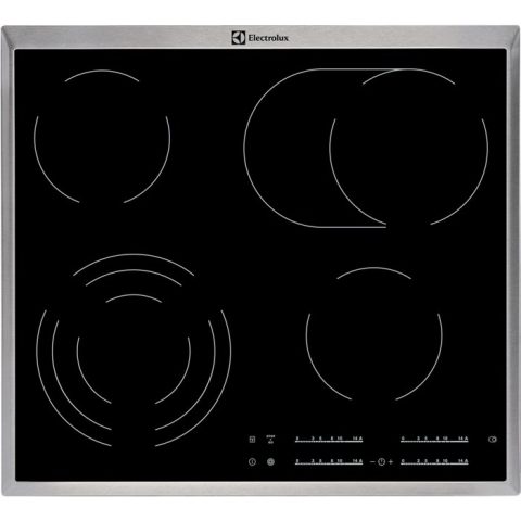 Electrolux EHF46547XK Черный Встроенный Керамический 4 зона(ы)