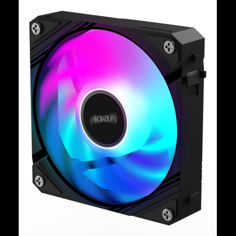 Gigabyte AORUS EZ CHAIN FAN 120 Материнская плата Вентилятор 12 cm Черный 1 шт