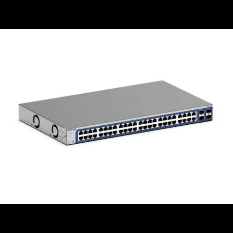 Netgear GS748T Vadīts L2/L3/L4 Gigabit Ethernet (10/100/1000) Melns