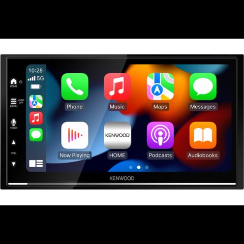 Kenwood DMX7722DABS auto audio-video uztvērējs Melns Wi-Fi Bluetooth