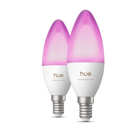 Philips Hue White and colour ambience B39 Candle – E14 LED smart bulb
