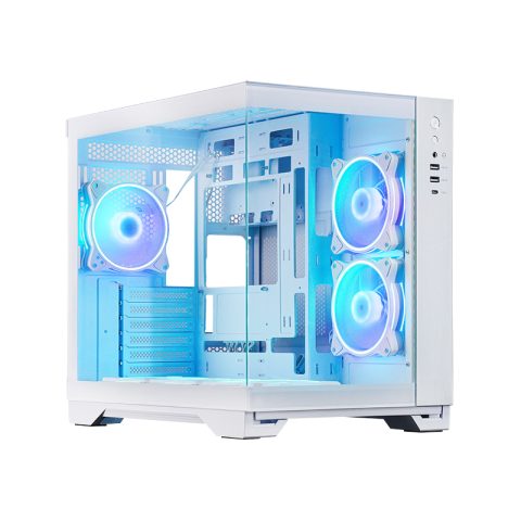 Chieftec GM-30W-TG-OP computer case Cube White