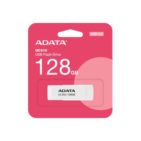 ADATA UC310 USB zibatmiņa 128 GB USB Type-A 3.2 Gen 1 (3.1 Gen 1) Balts