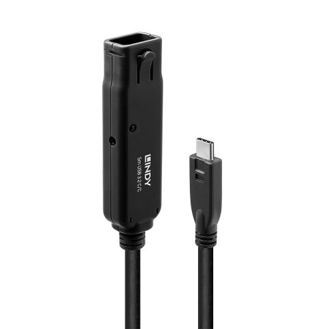 Lindy 43405 USB кабель USB 3.2 Gen 2 (3.1 Gen 2) 5 m USB C 10 Gbit/s Черный