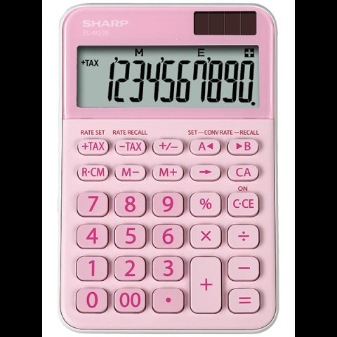 Sharp EL-M335 калькулятор Настольный Базовый Розовый