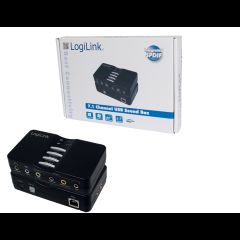 LogiLink USB Sound Box Dolby 7.1 8-Channel 7.1 kanāli