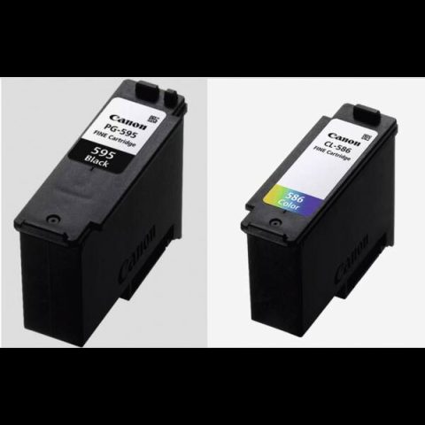 Canon PG595/CL586 PVP струйный картридж 2 шт Подлинный Черный