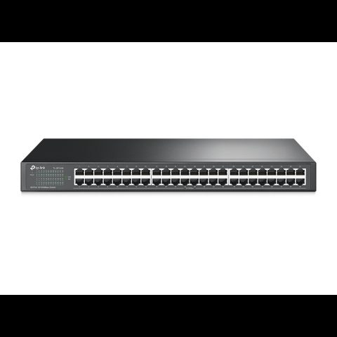 TP-Link TL-SF1048 Nepārvaldīts Fast Ethernet (10/100) 1U Melns