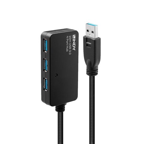 Lindy 43159 interfeisa centrmezgls USB 3.2 Gen 1 (3.1 Gen 1) Type-A 5000 Mbit/…