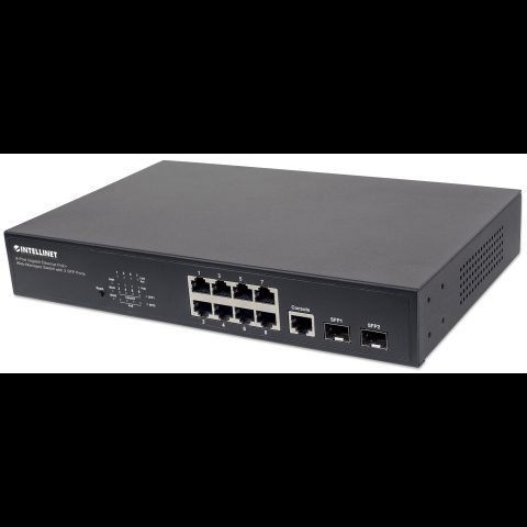 Intellinet 561167 tīkla pārslēgs Vadīts Gigabit Ethernet (10/100/1000) Power over E…