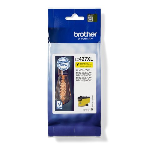 Brother LC-427XLY струйный картридж 1 шт Подлинный Высокая (XL) Желтый